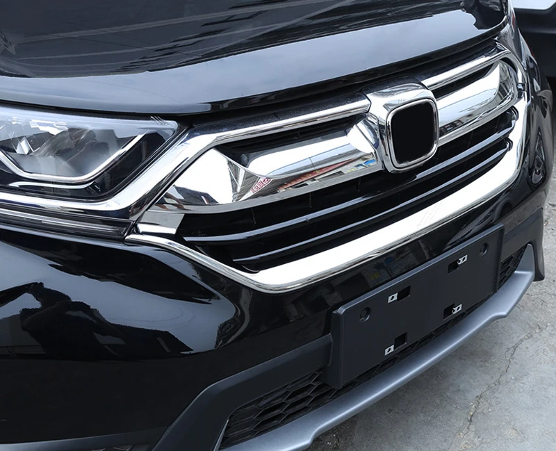 Наружная передняя решетка радиатора u-образные молдинги для Honda CR-V CRV