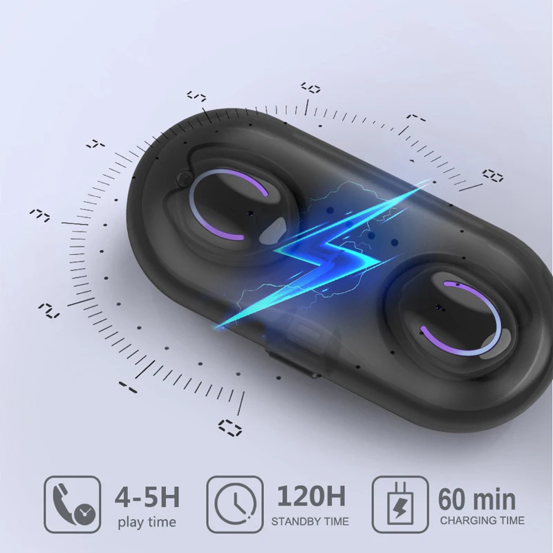 Спортивные Беспроводные bluetooth наушники беспроводные стерео Tws с