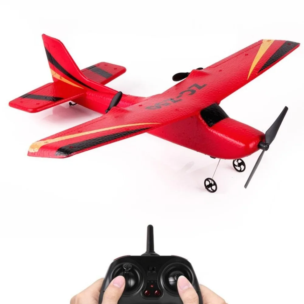 ZHI CHENG TOYS Z50 2,4G 2-канальный планер с дистанционным управлением 350 мм Wingspan EPP Micro Indoor радиоуправляемый самолет вертолет с гироскопом RTF