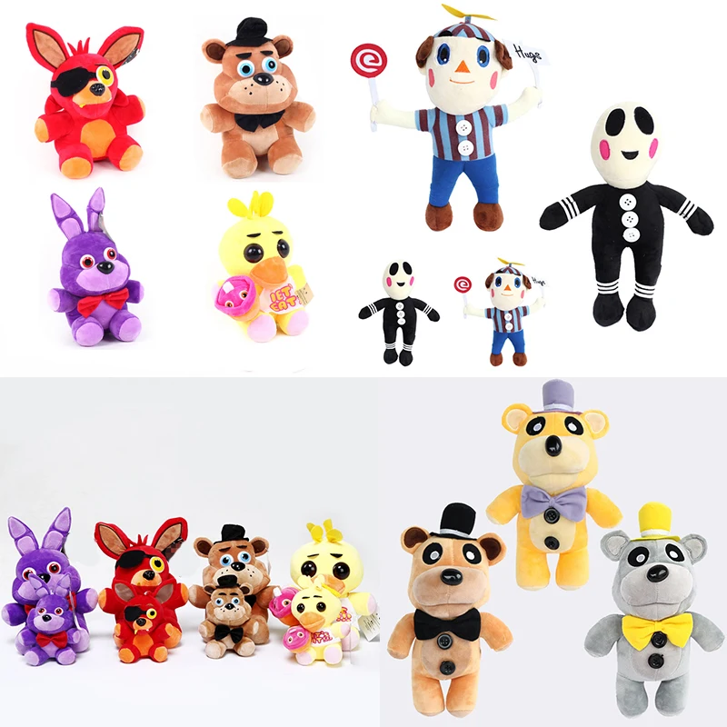 Новые пять ночей у Фредди плюшевый игрушки Брелоки 6 &quot10&quot Keychian мягкие Peluche аниме