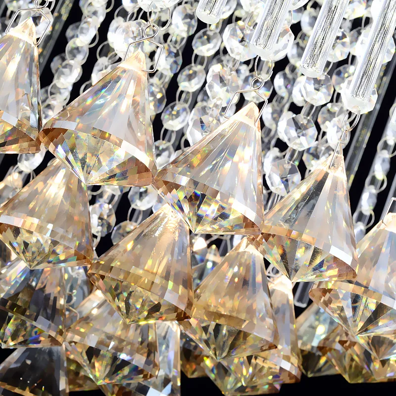 Новое поступление круглая Хрустальная Потолочная люстра сменный светодиодный