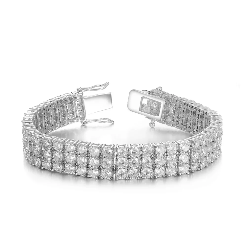 KIVN Fashion Jewelry Tennis Classic CZ Cubic Zirconia Womens Girls Bridal Wedding Bracelets Promotion Birthday Christmas Gifts | Украшения