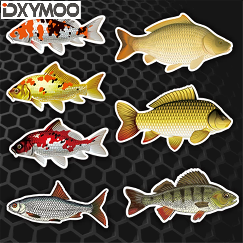 Светоотражающие наклейки на окно автомобиля для рыбалки и карпа 3 м|reflective 3m|fish