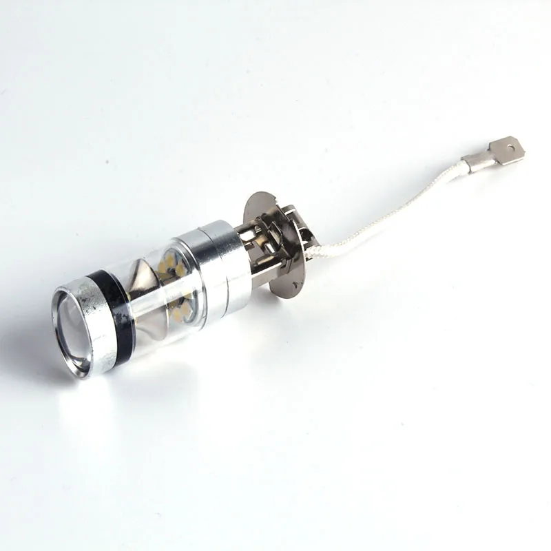 10 шт. 100 Вт H3 1000ЛМ Блан LED Voiture Авто Brouillard Lampes voiture style 20smd DRL парковочный проводник de