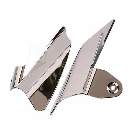 Хромированный седловый экран воздушно тепловой отражатель для 97 07 Harley Touring Road Kings