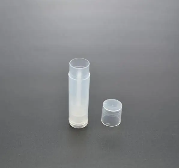 Новое поступление 5 г Черный Белый и прозрачный ПП пластиковый пустой бальзам для