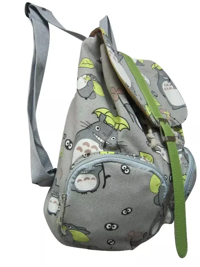 Оптовая продажа холщовый рюкзак на плечо с аниме Мой сосед Тоторо школьные сумки
