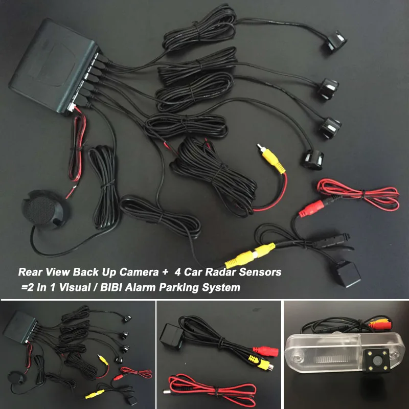 Автомобильные парковочные датчики + камера заднего вида = визуальная/BIBI система