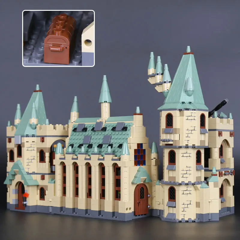 Новый 16030 хогварт замок 1340 шт. Творческий фильмы Building Block кирпичи совместимые