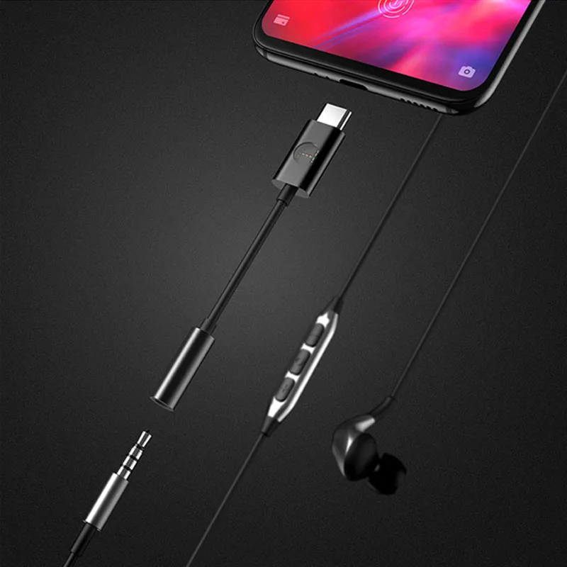 Meizu усилитель для наушников аудио HiFi без потерь DAC 3,5 мм к тип-c высокопроизводительный чип DAC