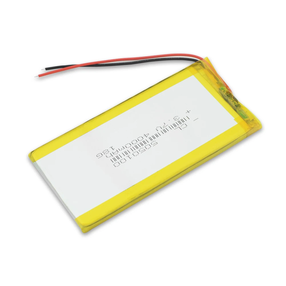 1/2/4 шт 3 7 V 4000mAh литий полимерный аккумулятор Батарея 3766125 DVD планшет gps