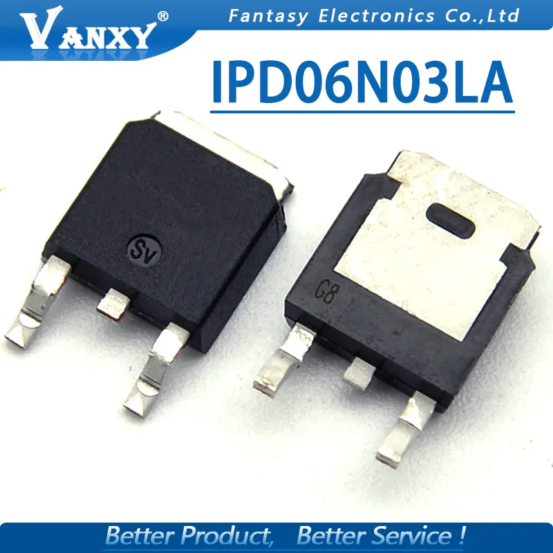 10 шт. IPD06N03LA TO252 06N03LA TO 252 IPD06N03 SOT IPD06N03LAG|Интегральные схемы| |