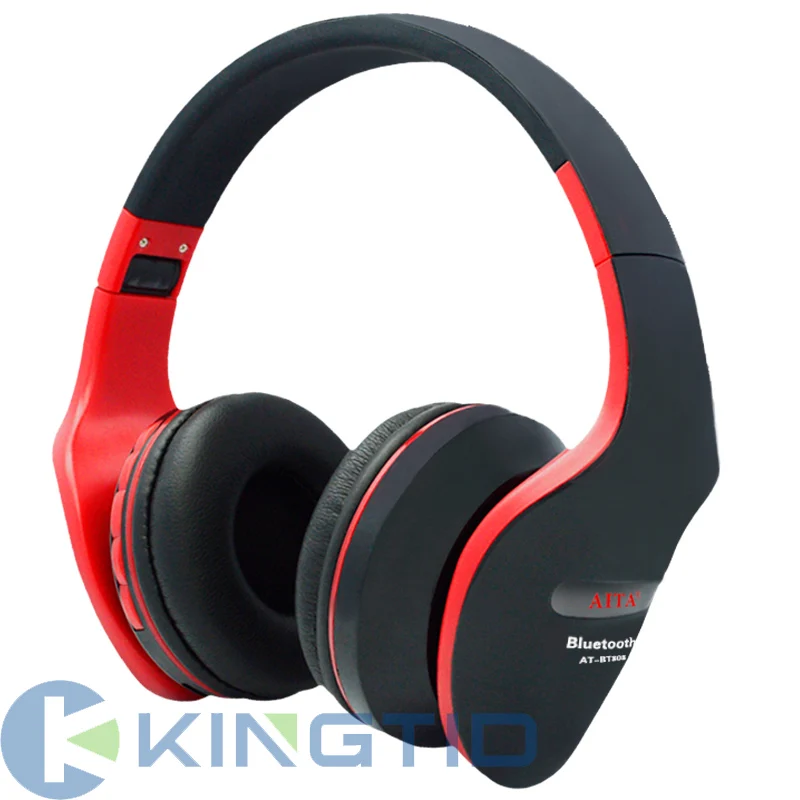 BT808 Bluetooth гарнитура универсальные наушники складные Поддержка TF карты FM радио