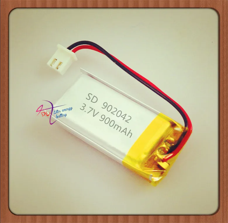 XHR-2P 2.54 900mAh 902042 3.7V lithium polymer battery 902040 GPS scan code instrument speaker driving apparatus | Электроника