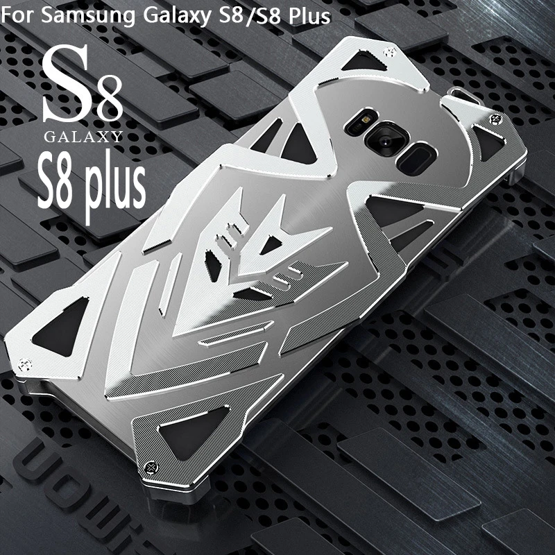 Чехол Zimon для Samsung S8 Plus роскошный ударопрочный противоударный металлический