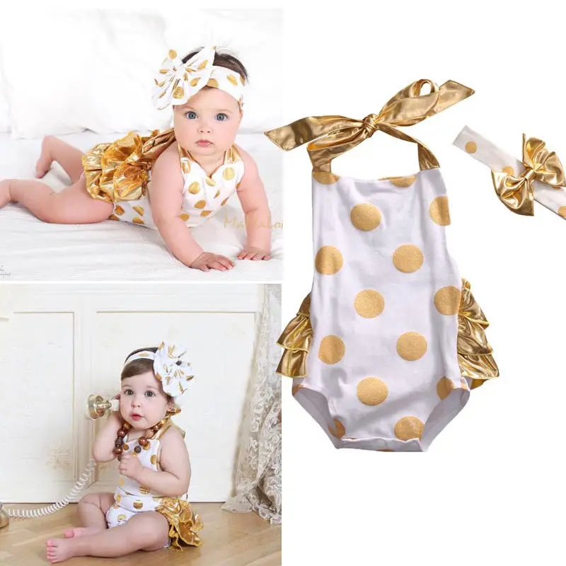 Для новорожденных Обувь для девочек ползунки дети Золотой горошек летние