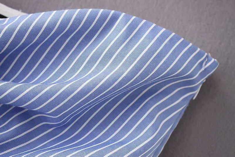 Женский винтажный комбинезон в полоску Flabbit с узлом без бретелек дырками женские