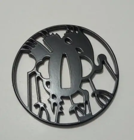 Новый железный защитный держатель Tsuba для японского бритвенного ножа аксессуар
