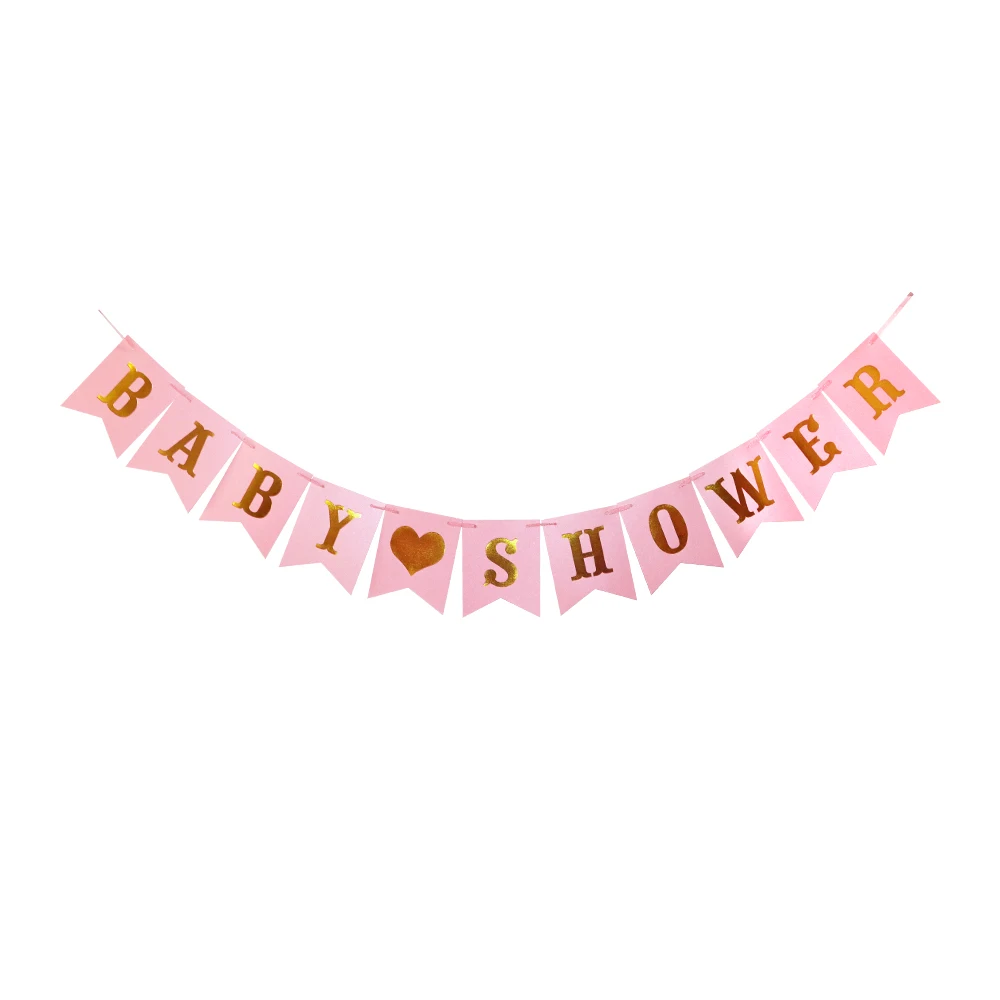 

10 Set BABY SHOWER Banner IT'S A GIRL Banner Baby Shower Party Decor