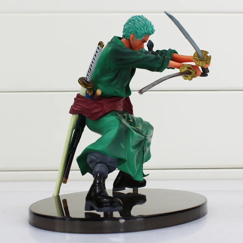 На высоком каблуке 12 см с рисунком из аниме ророноа Зоро PVC Фигурки Игрушка