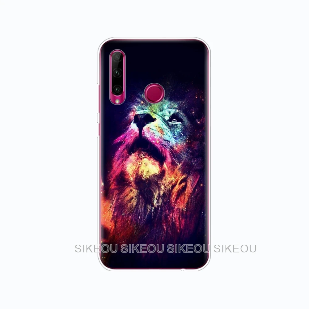 10112 Honor 10i силиконовый чехол ТПУ задняя крышка чехол для телефона huawei Honor 10i чехол HRY-LX1T 10 i 6,21 дюймов Волк тигр, Лев, Леопард медведь - Цвет: 10112