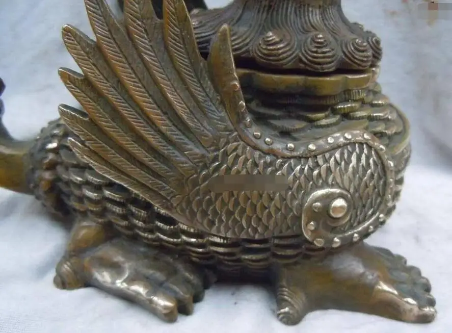 7 Inch China brass carved finely luck gather mammon MARRY MOB &quotpi xiu ' statue | Дом и сад
