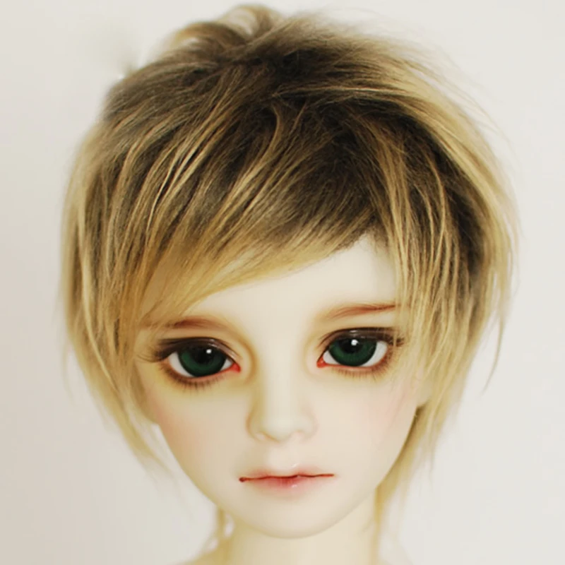 BJD плюшевый парик короткий для 1/4 1/3 1" 24" высокий BJD кукла MSD SD DK DZ AOD DD