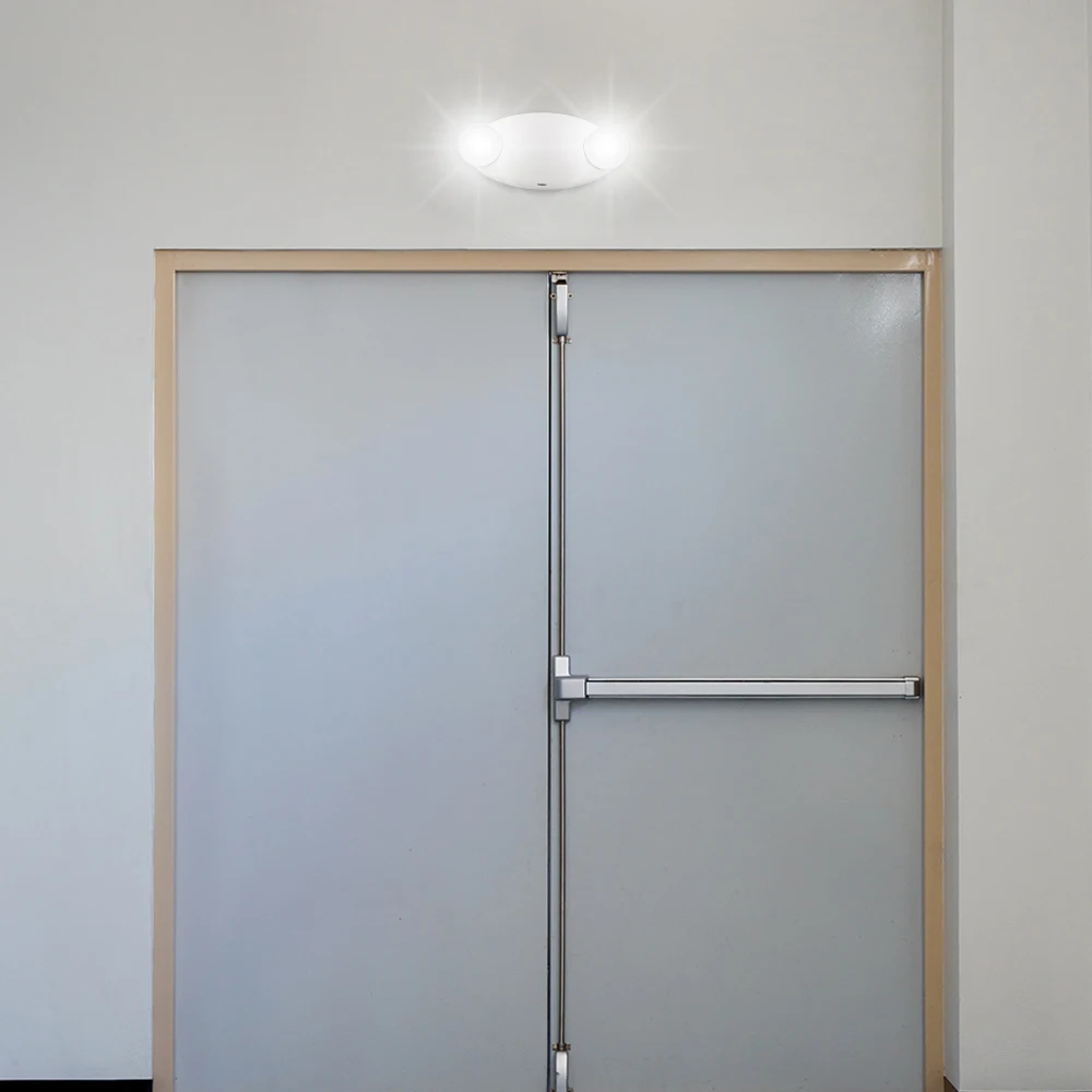 

Rechargeable LED Emergency Exit Light Battery Backup UL Listed 120/277V Input 3W Lamps High Brightness 90 Minutes Duration Time