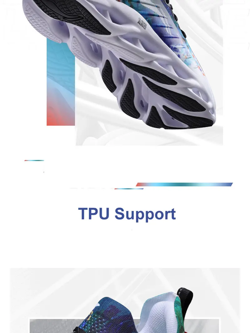 Li-Ning/мужские кроссовки для бега с подушкой из дышащего материала, подкладка из монопряжи, износостойкая спортивная обувь, кроссовки ARHP073 XYP930