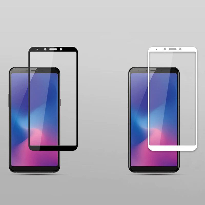 Закаленное стекло с полным покрытием для Samsung Galaxy A6S 2 шт. | Мобильные телефоны и