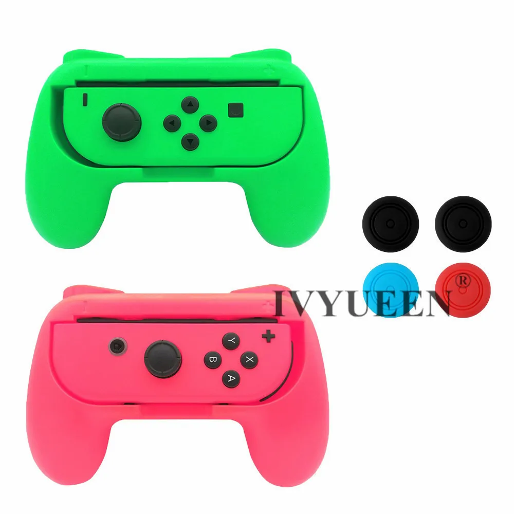 IVYUEEN 2 шт Обновление версии контроллер ручки для пульта Nintendo NS NX Joy-Con консоль Joy Cons держатель-синий/зеленый
