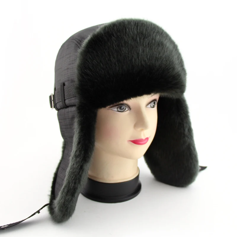 BFDADI 2017 Зима Теплая Ловец Hat мужчины Авиатор Высокое Качество Русский спорт На