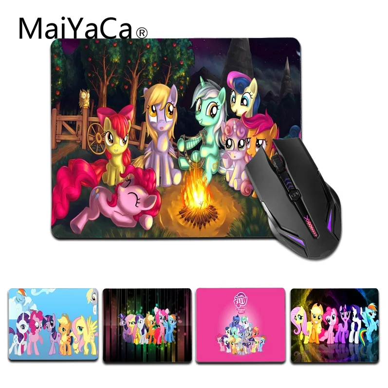 Удобный небольшой коврик для мыши MaiYaCa My Little Pony игровой размер резиновых ковриков