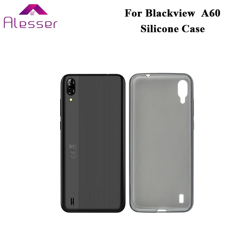 Алессер для Blackview A60 силиконовый чехол мягкий прозрачный защитный задней панели