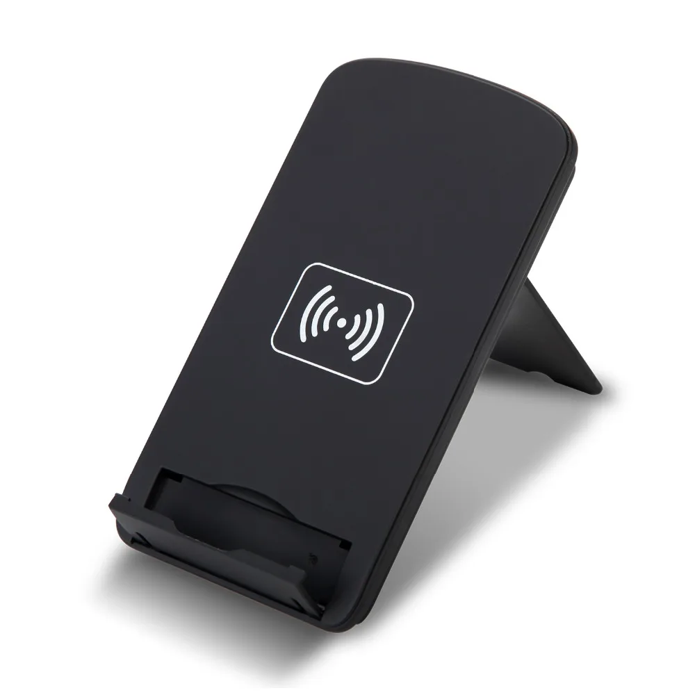 3-катушки Ци Беспроводной Зарядное устройство раскладной стенд с Светодиодный