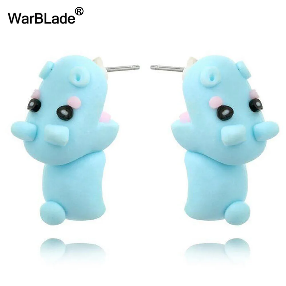 Серьги гвоздики WarBLade женские из полимерной глины 10 пар|Серьги-гвоздики| |