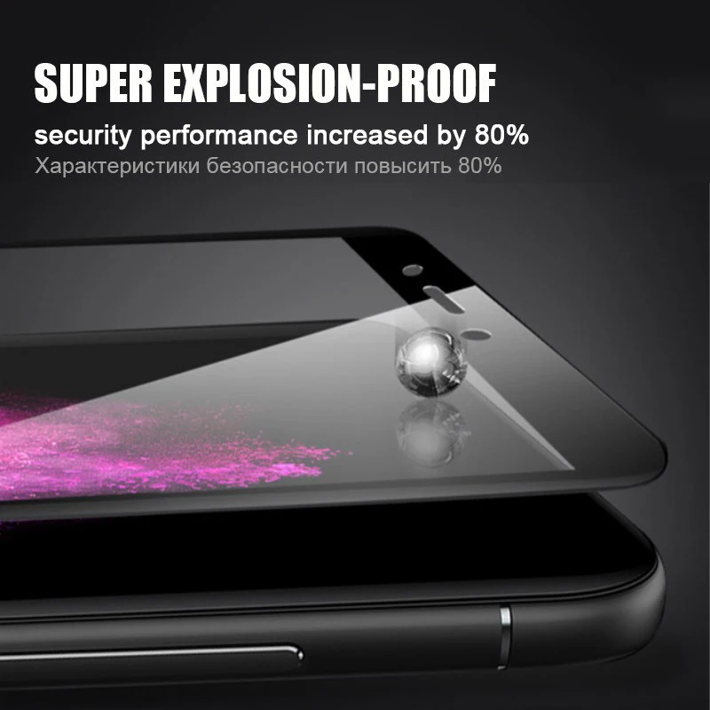 Full Cover Tempered Glass For Xiaomi Redmi 4X 5A Note 5 Pro Prime Plus 4 Screen Protector Toughened Film | Мобильные телефоны и
