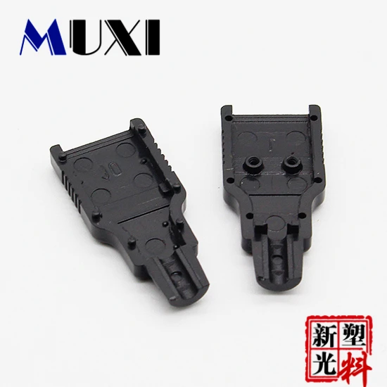 Promotion!!!!! 10Pcs/Lot USB Coverd by Black Plastic with 4 Pin Male Plug Socket Connector for Wire | Строительство и ремонт