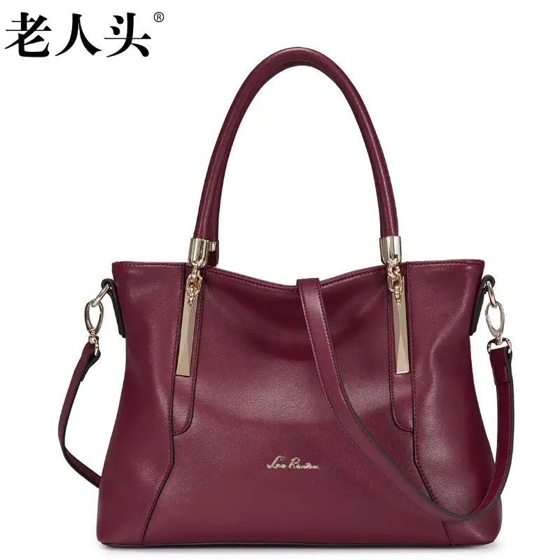 Женская сумка-мессенджер из кожи ПУ с ручками и плечевым ремнём | Багаж сумки