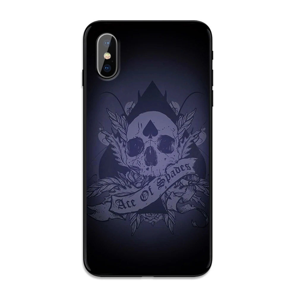 Ace of Spades мягкая термополиуретановая крышка чехол для Apple iPhone 6 6S 7 8 Plus 5 5S SE X XS MAX XR