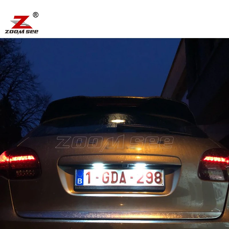 19 шт. светодиодный фонарь для номерного знака для Porsche Cayenne 958 светодиодный внутренний купол карта лампа для чтения(2011
