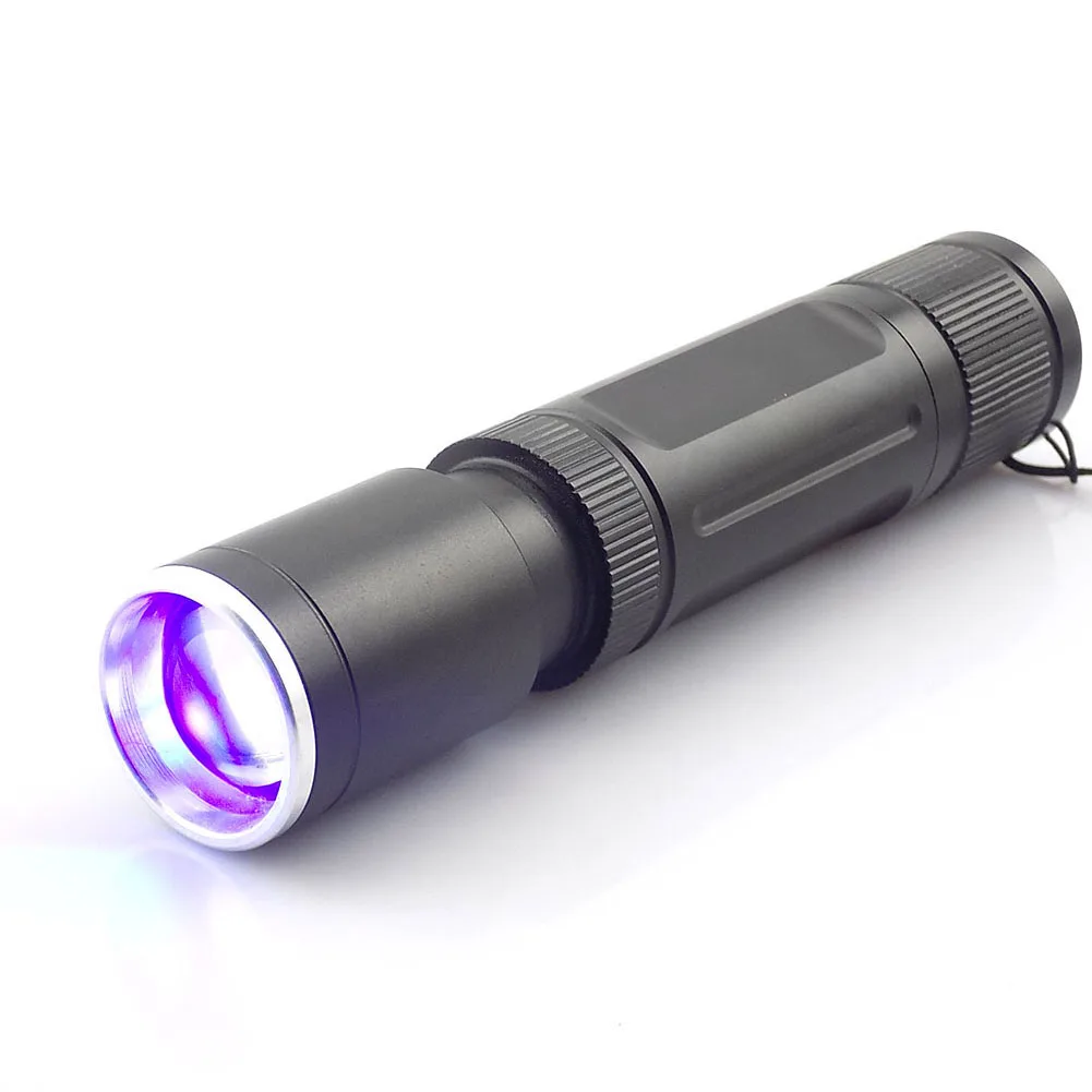 2 светодиода фиолетовый белый масштабируемый УФ вспышка светильник граффити