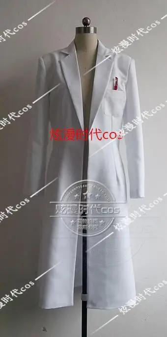 Горячая Распродажа Аниме! Костюм для косплея Steins Gate Okabe Rintarou, длинная куртка, белая куртка, костюм, новинка
