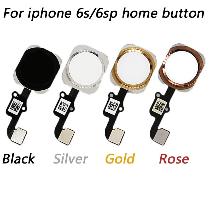 

1pcs Home Button main key Flex Cable for iPhone 6s 4.7" / 6s Plus 5.5" Black/White/Gold Home Flex Assembly flex