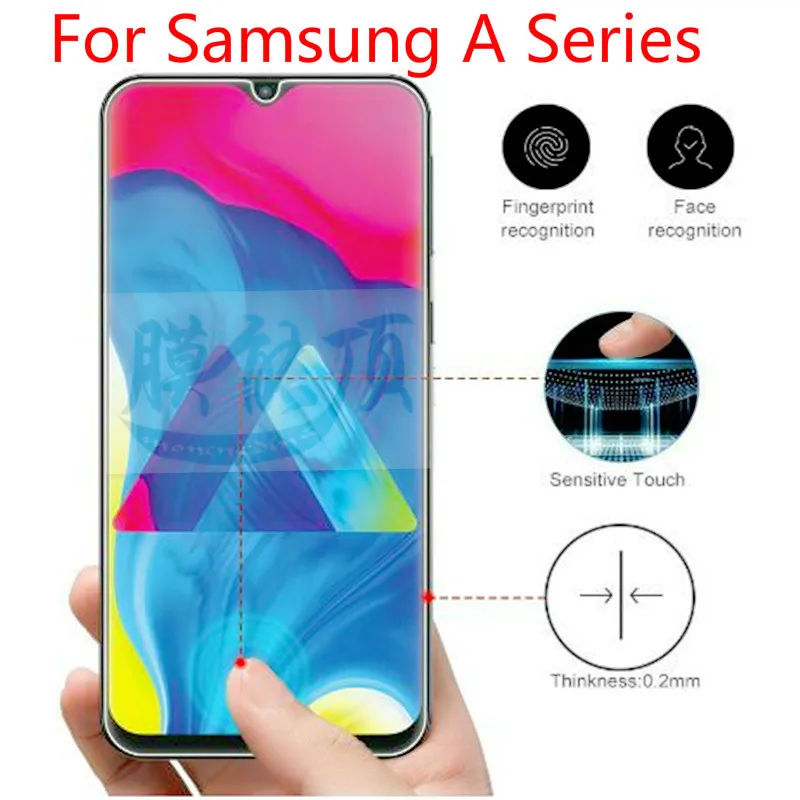 Закаленное стекло 2.5D для Samsung Galaxy A50 A70 защитная пленка экрана A20 A60 A80 A30 A40 A10