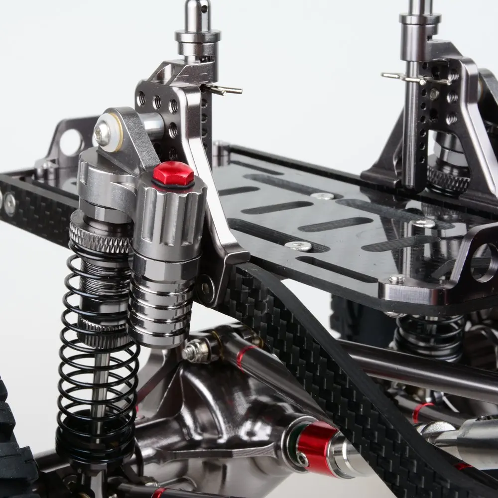 1/10 Рок Гусеничный алюминиевый сплав гусеничный шасси рама комплект собранная