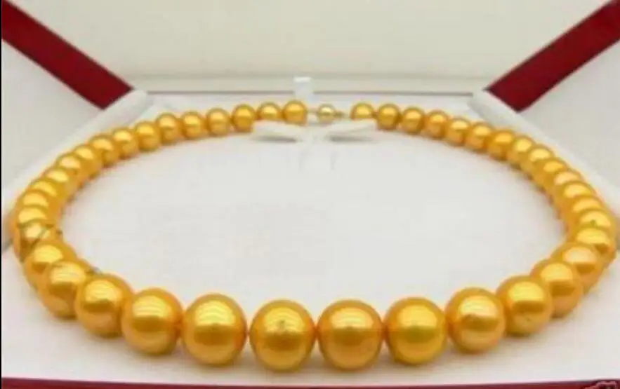 

CHARMING AAA 9-10 MM SOUTH PEARL NECKLACE 18"