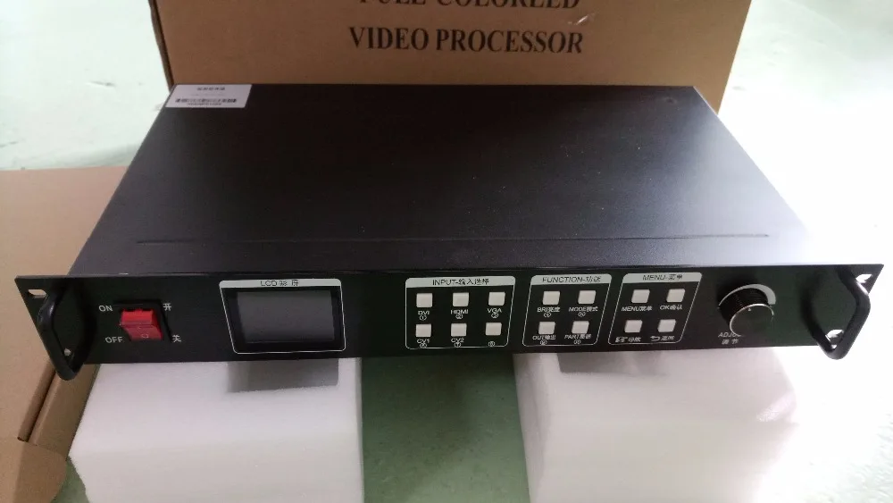 KYSATR KS600 светодиодный видеопроцессор scaler 1920*1200 разрешение Поддержка 2 отправки карт DVI VGA HDMI