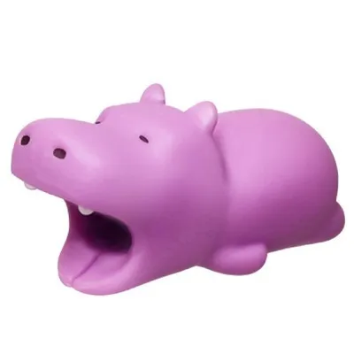 hippo Кабель укус Cable Buddies Protector Animal Puppy Cable For Iphone Morsure Dropshipping - Цвет: hippo