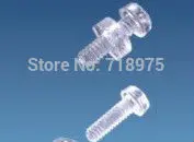 

84 nylon nuts bolts PF-206 Tapped hole/thread:M2 fasteners crew